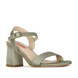 Bata Women's Olive Ankle Strap Sandals image 2