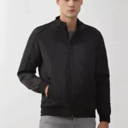 Peter England Black Regular Fit Jacket-image-38