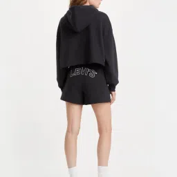 Levi's Black Cotton Printed Shorts image 2