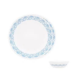 Corelle Multicolor Glass Skyline Bay Garden Bachelor Set 4 Pcs image 2