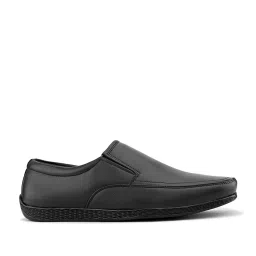 Prolific Men's Black Slip On Shoes image 2