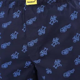 Bewakoof Navy Cotton Regular Fit Printed Boxers image 4