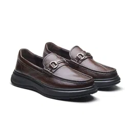 MICHAEL ANGELO Men Leather Formal Loafers image 3