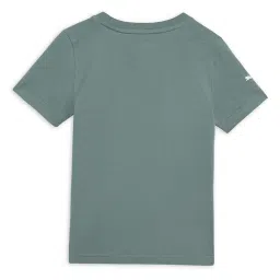 Puma Kids Green Printed T-Shirt image 2