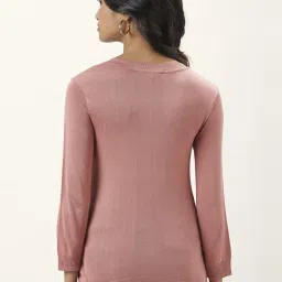 Honey by Pantaloons Pink Regular Fit Sweater image 2