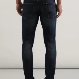 Lee Travis Dark Blue Slim Fit Lightly Washed Jeans image 2