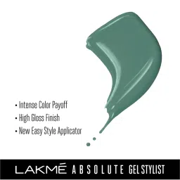 Lakme Absolute Gel Stylist Nail Color Jade Floret - 12 ml image 4