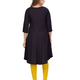 Aarika Kids Navy Solid Kurta image 2