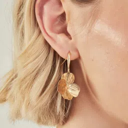 Accessorize London Gold Brass Earrings image 2
