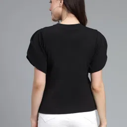 Style Quotient Black Regular Fit Top image 2