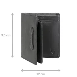 Hidesign Ecom Black Casual Leather Bi-Fold Wallet for Men image 2