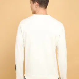 Wrangler Off White Regular Fit Printed Sweatshirt image 2