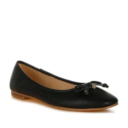 London Rag Women's Black Ballerinas image 2