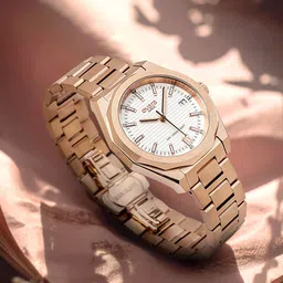 QORUM INDIA Women Stainless Steel Bracelet Style Straps Analogue Watch G114 Evara_7_N image 4