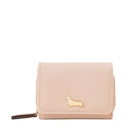 Accessorize London Pink Solid Tri-Fold Wallet for Women-image-53
