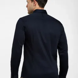 SELECTED HOMME Navy Slim Fit Shirt image 2