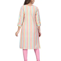 Aarika Kids Girls Pink Color Kurti Legging Set image 2