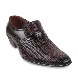 Metro Men's Wine Formal Loafers image 2