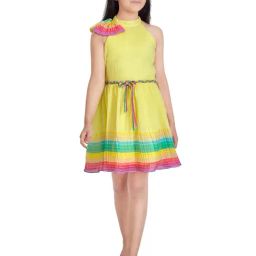 Tiny Girl Lemon Designed Dresses-picture-22