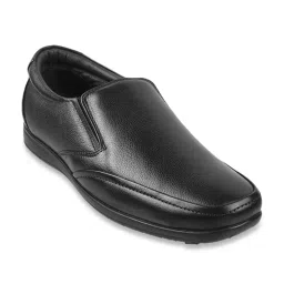 Mochi Men's Black Formal Loafers image 2