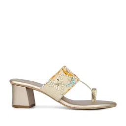 Inc.5 Women's Gold Toe Ring Sandals image 2