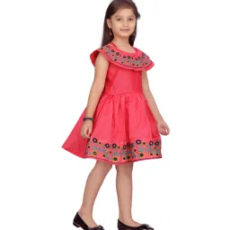 Aarika Kids Red Printed Dress image 3
