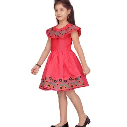 Aarika Kids Red Printed Dress image 4