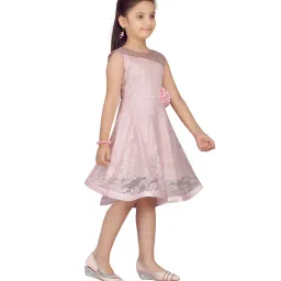 Aarika Kids Pink Printed Frock image 3