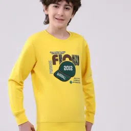 Monte Carlo Boys Yellow Graphic Sweatshirt image 3