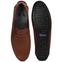 V8 by Ruosh Men's Siena Tan Loafers image 3