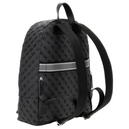 Guess Coal & Black Milano Compact Self Design Backpack image 2