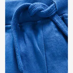 Kiddopanti Boys Royal Blue Solid Cargo Shorts image 3