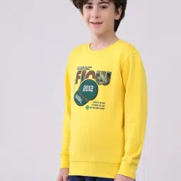 Monte Carlo Boys Yellow Graphic Sweatshirt image 4