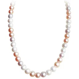 Sri Jagdamba Pearls Golden Necklace & Earring Set image 2