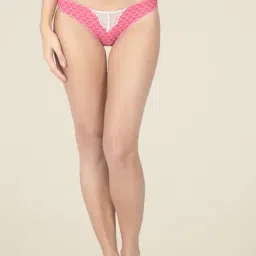 Soie Pink Lace Bikini Panty-image-25