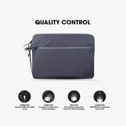 Gripp Cello Laptop Sleeve Case With Slim & Ultra Design For Macbook 13.3 Inch (Grey) image 5