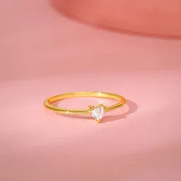 GIVA 925 Sterling Silver Golden Ring for Women-image-92