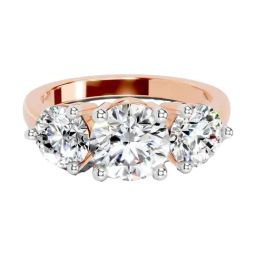 Sparkles Lab Grown Diamond 14k (585) Rose Gold Ring Women-picture-20