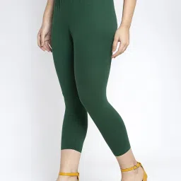 Gracit Grey & Green Mid Rise Capris - Pack Of 3 image 4