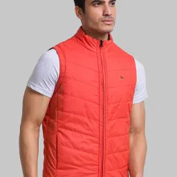 Parx Black & Orange Regular Fit Reversible Jacket image 4