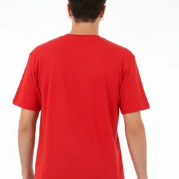 glitchez Graphic Printed Drop-Shoulder Sleeves Relaxed Fit T-shirt image 5