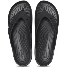 Crocs Women's Baya Black Flip Flops image 4