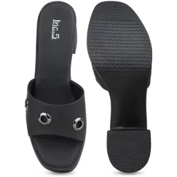 Inc.5 Women's Black Casual Sandals image 4