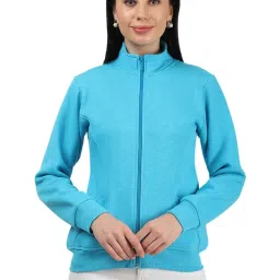 Monte Carlo Blue Textured Sweatshirt image 1