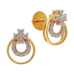 Malabar Gold and Diamonds 22k (916) Yellow Gold Earrings for Women-picture-12
