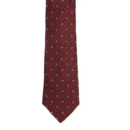 Allen Solly Maroon Printed Tie image 2