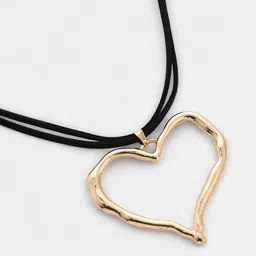 SOHI California Gold-Plated The Aureate-Heart Jewellery Set image 4