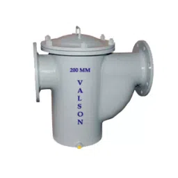 Valson 10 inch, 254 mm Pot Type Strainer With SS Mesh Flanged Cast Iron Grey-picture-45