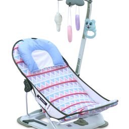 fab n funky Baby Bather With Toys - Green| Reclining Seat| Spacious| Anti Skid Base| Head Support| Compact Fold| Travel Friendly| Washable Cover| Newborn| Boys & Girls-picture-13