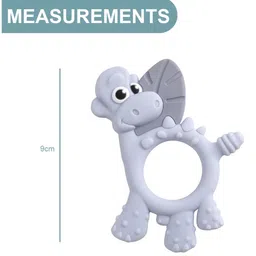 BiBaDo Dotty the Dinosaur- Silicone Multi Sensory Teether - Mist - 3m+ image 3